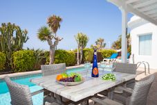 Villa Laja is a family-friendly one-floor holiday villa with heated pool. Near centre of Puerto del Carmen, Lanzarote