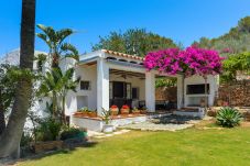 Luxury Ibiza Villa Mariposa with private pool and beautiful garden. Near beach of Benirras in San Miguel 