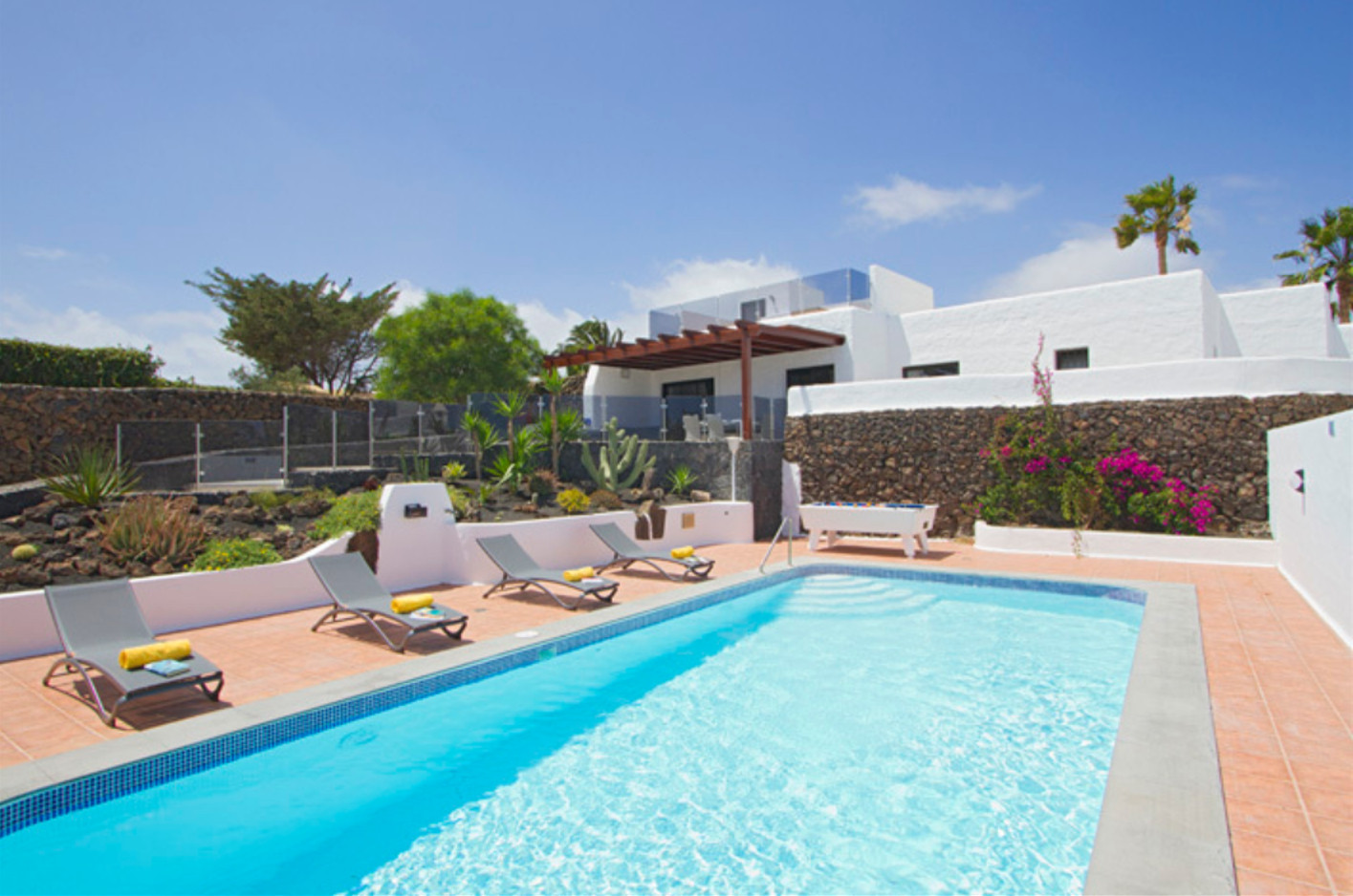 Villa Lexy is a holiday home with heated private pool and seaview in Los Mojones, Puerto del Carmen, Lanzarote