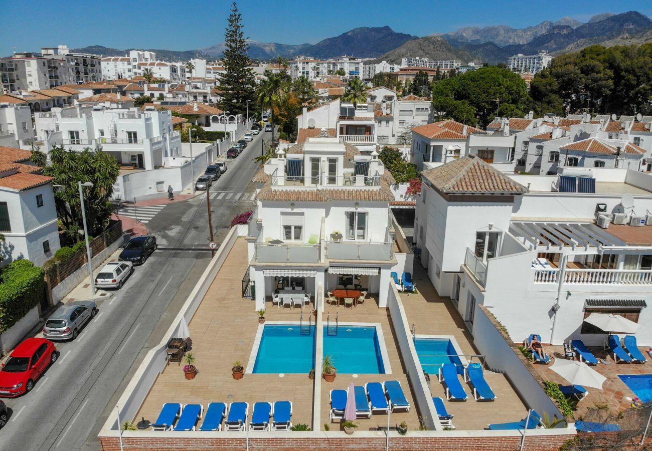 Villa Petunia with private pool. Within walking distance of centre and beach. In Nerja. Andalusia