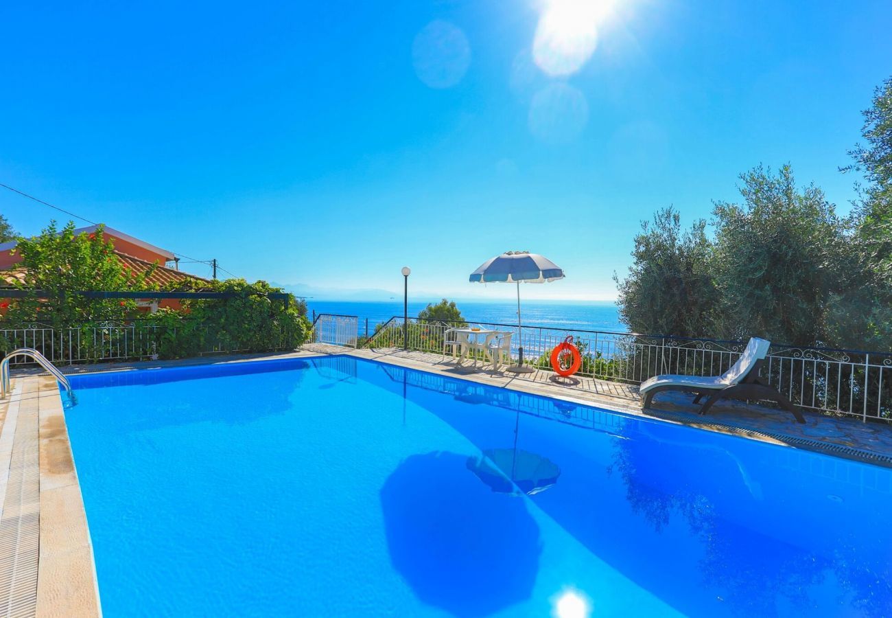 Villa Aspasia | A detached villa with private pool and seaview on Corfu, Greece