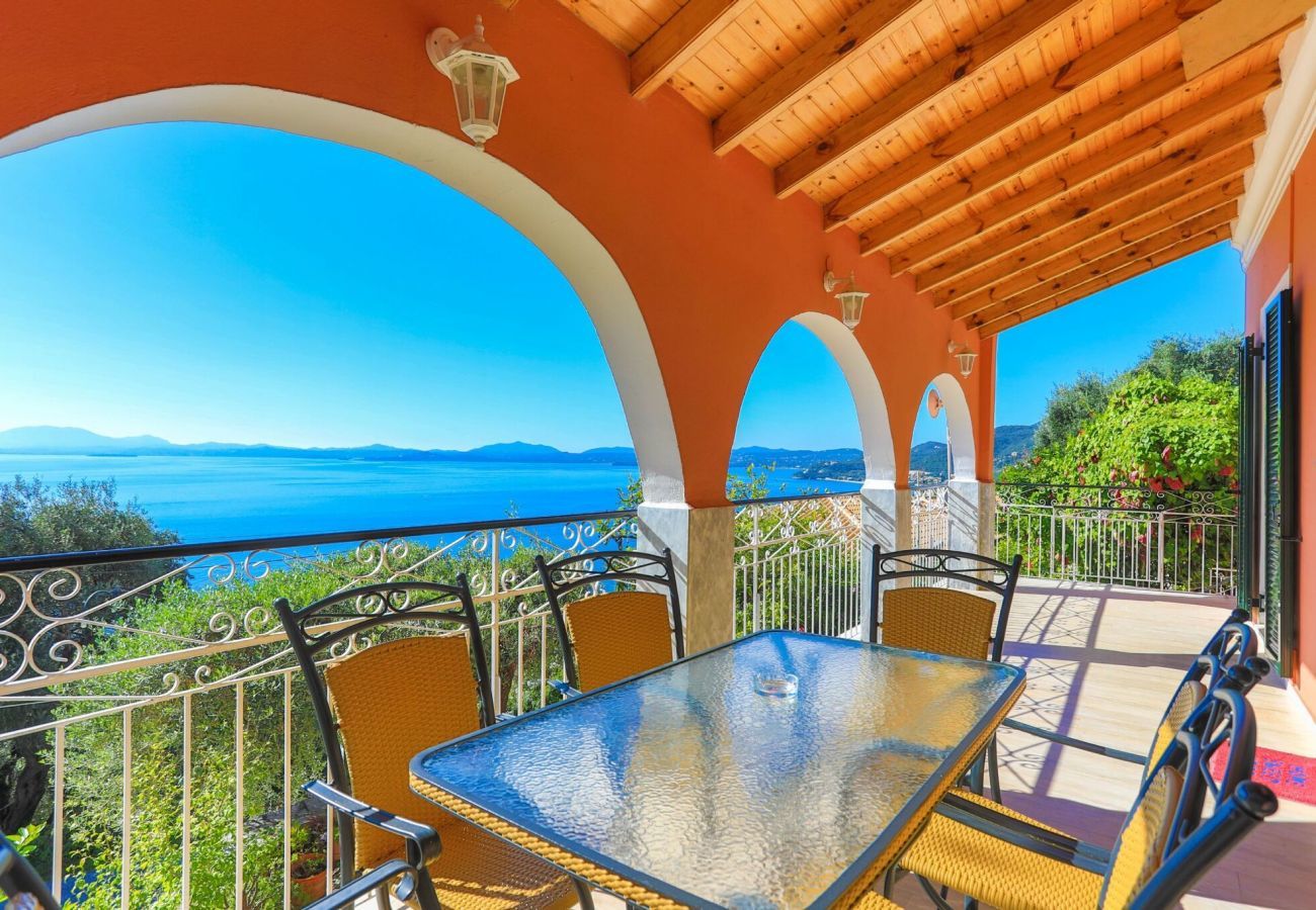 Villa Aspasia | A detached villa with private pool and seaview on Corfu, Greece