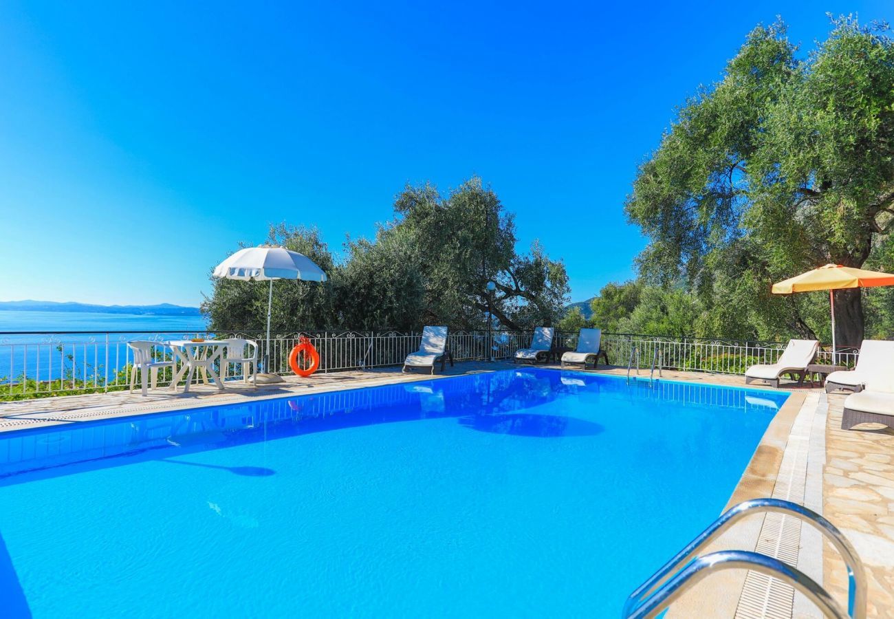 Villa Aspasia | A detached villa with private pool and seaview on Corfu, Greece