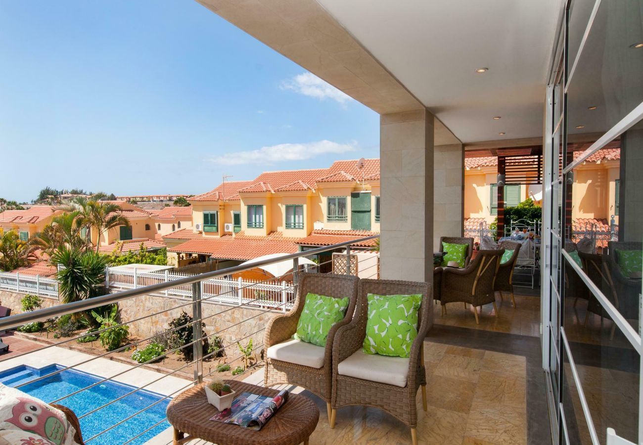 Villa Sol Deluxe is a beautiful detached holiday villa with heatable private pool in Maspalomas, Gran Canaria