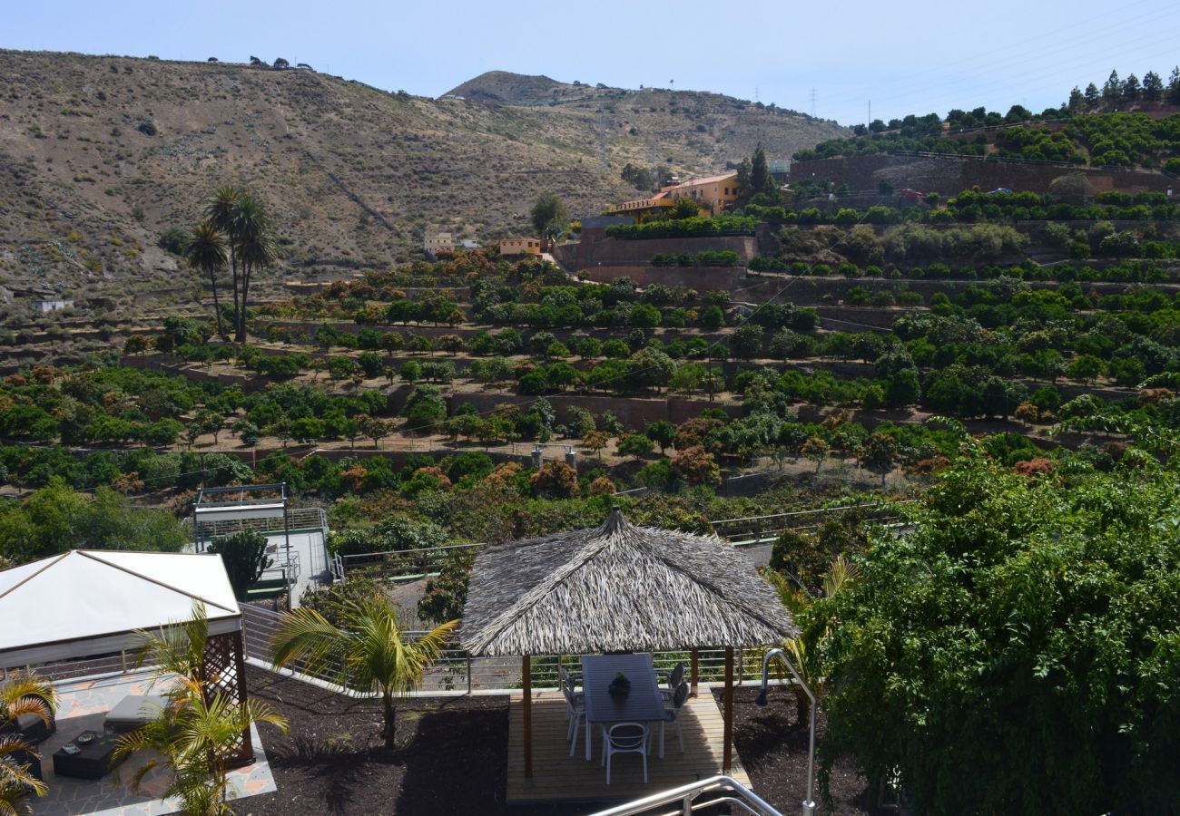 Finca Telde for a relaxing holiday with large groups. With private pool and nice hiking trails in Telde, Gran Canaria