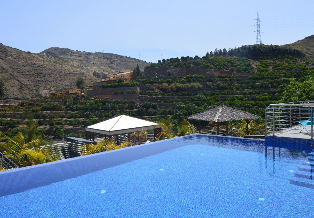 Finca Telde for a relaxing holiday with large groups. With private pool and nice hiking trails in Telde, Gran Canaria