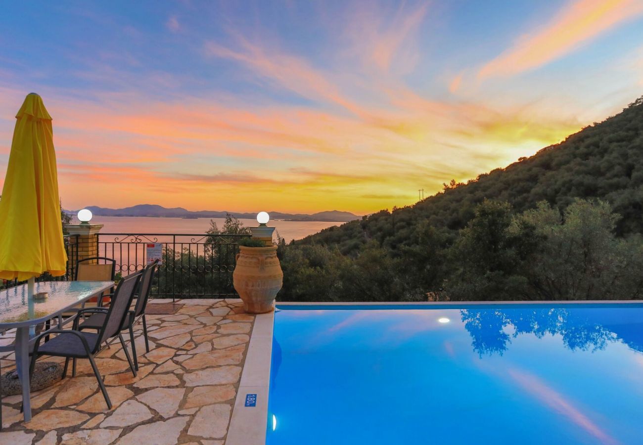 Villa Nisaki | A detached villa with private pool and seaview on Corfu, Greece