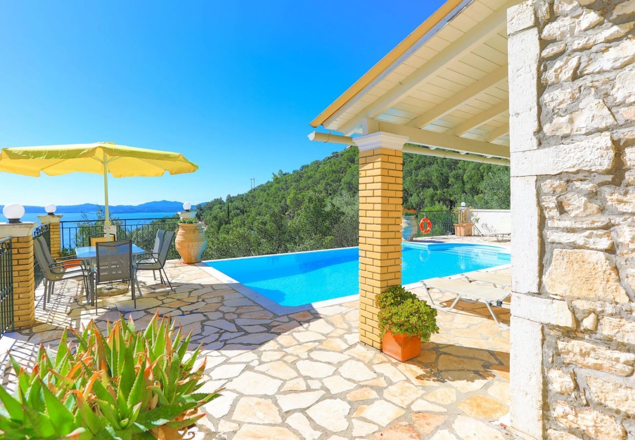 Villa Nisaki | A detached villa with private pool and seaview on Corfu, Greece