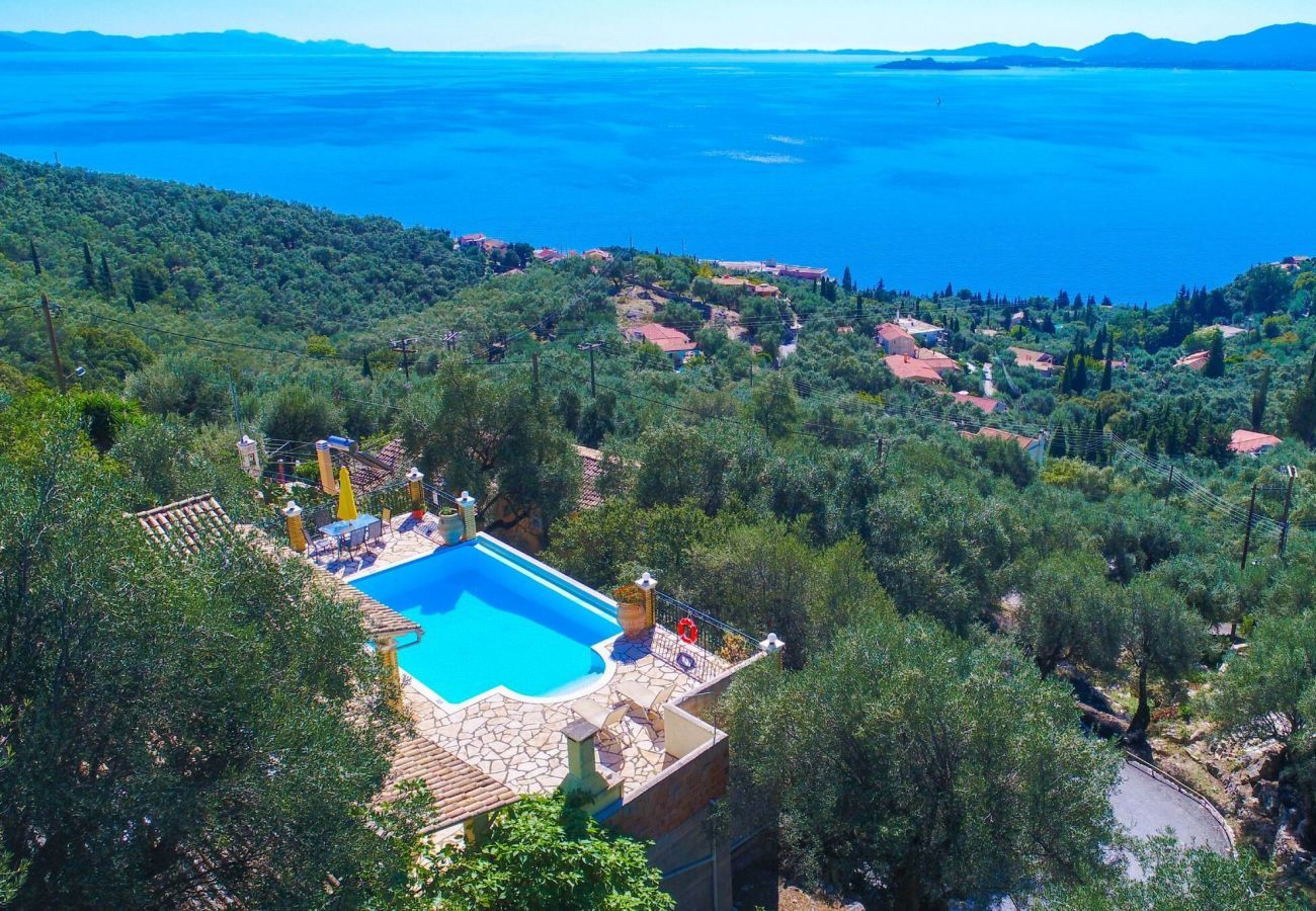 Villa Nisaki | A detached villa with private pool and seaview on Corfu, Greece