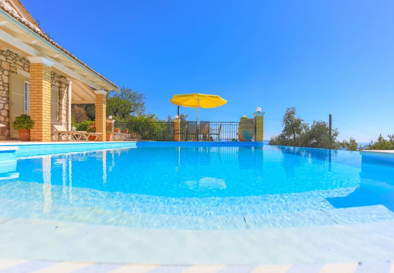 Villa Nisaki | A detached villa with private pool and seaview on Corfu, Greece