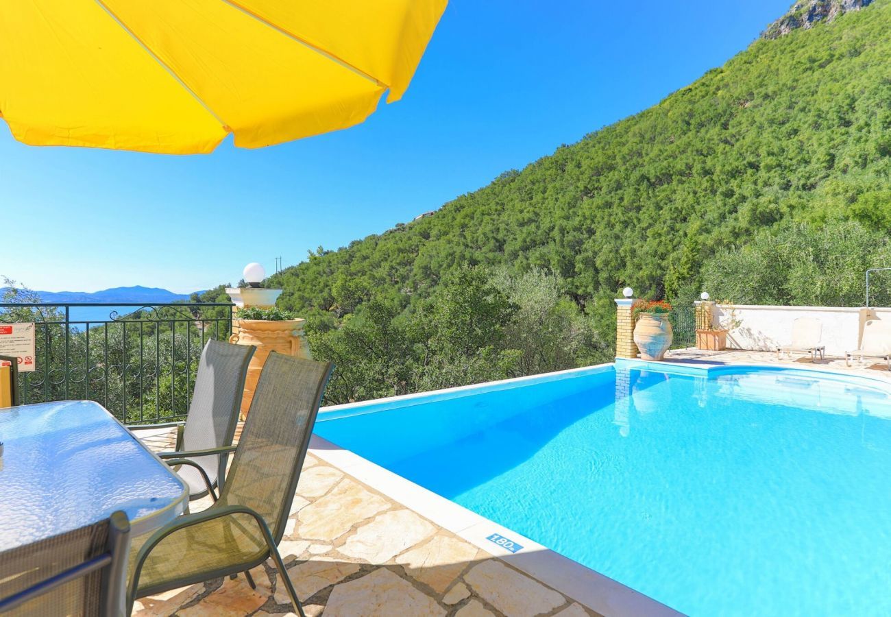 Villa Nisaki | A detached villa with private pool and seaview on Corfu, Greece