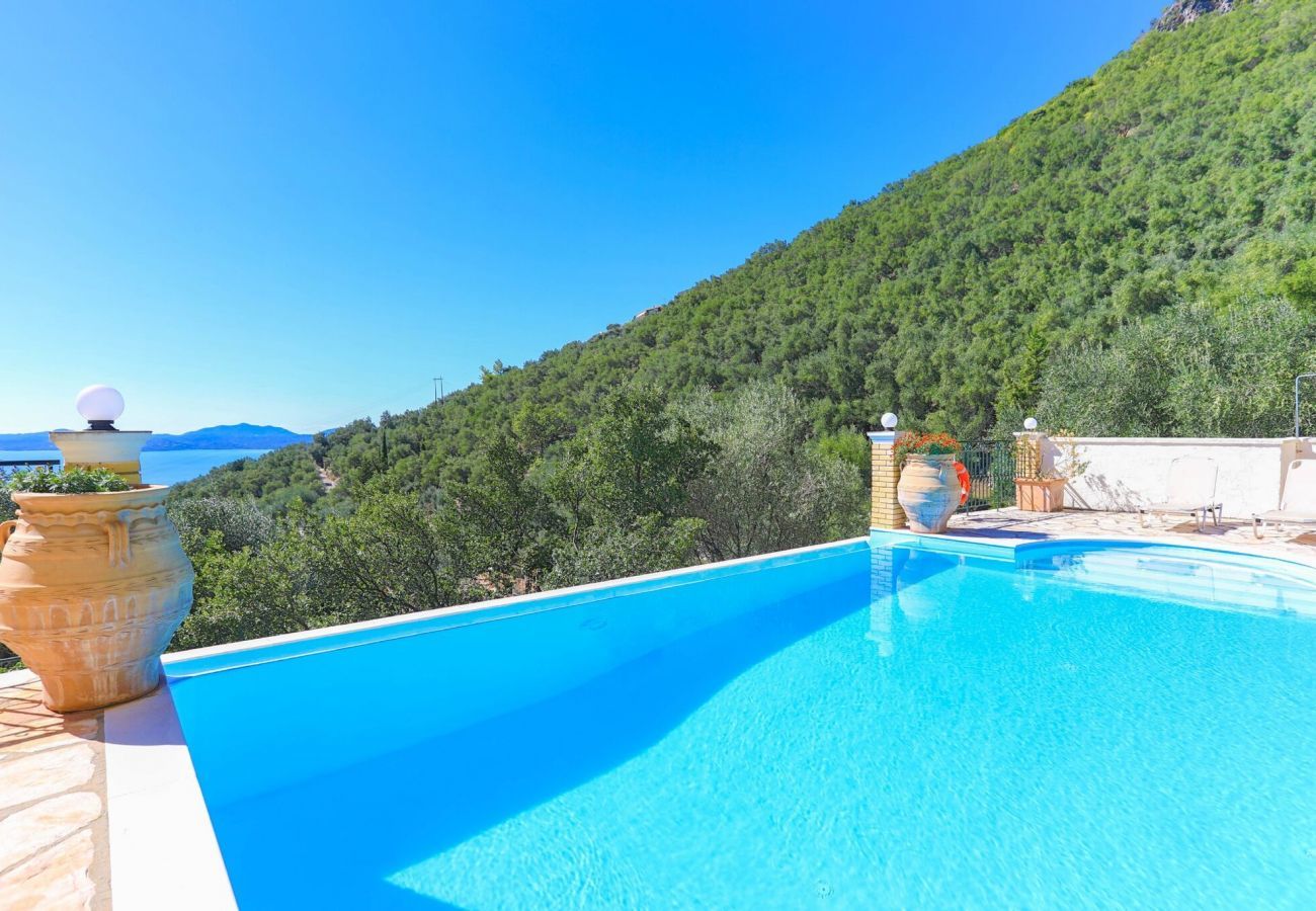 Villa Nisaki | A detached villa with private pool and seaview on Corfu, Greece