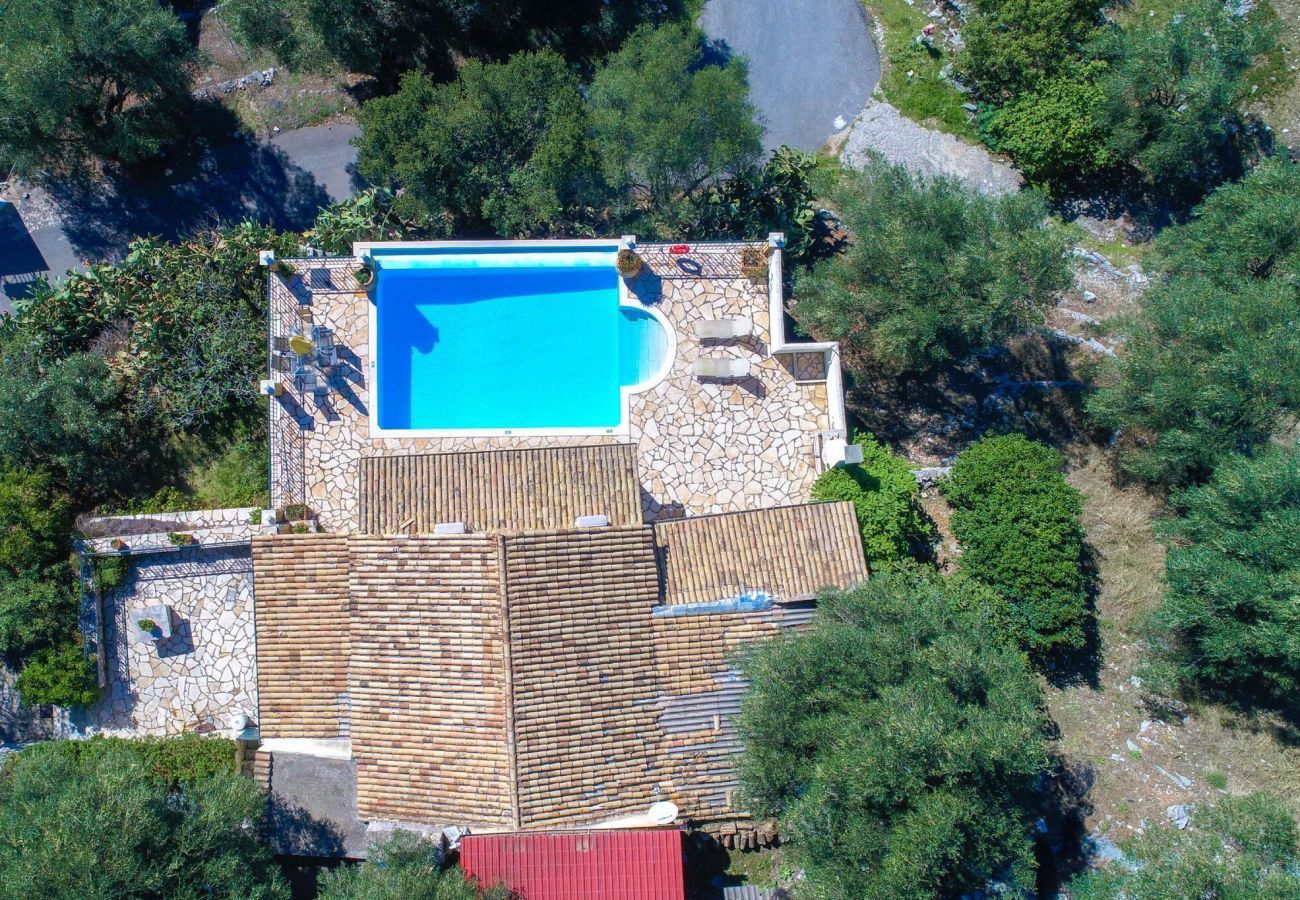 Villa Nisaki | A detached villa with private pool and seaview on Corfu, Greece