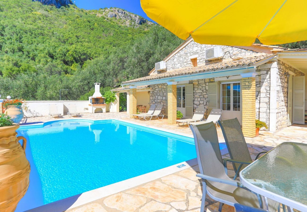 Villa Nisaki | A detached villa with private pool and seaview on Corfu, Greece