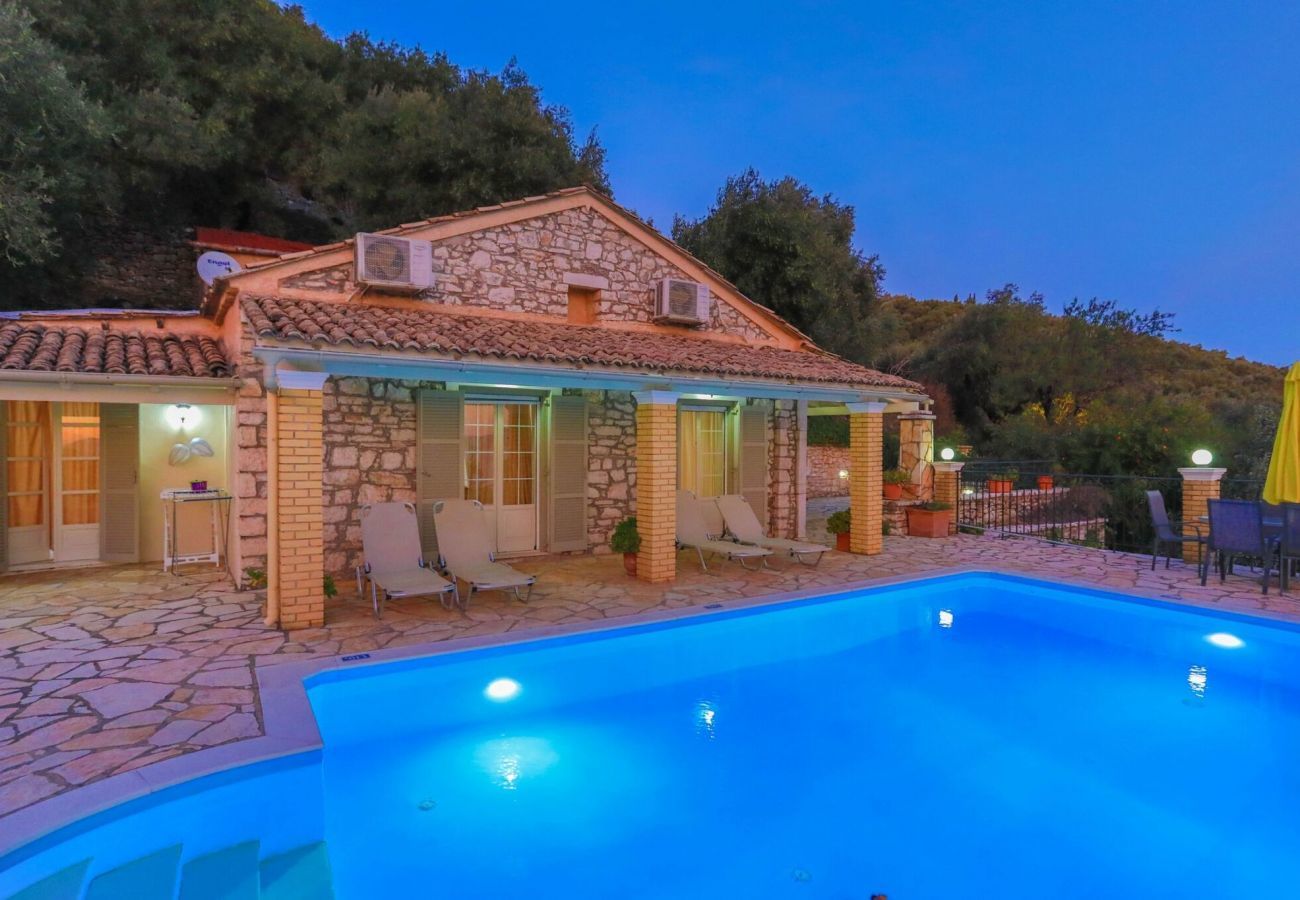 Villa Nisaki | A detached villa with private pool and seaview on Corfu, Greece