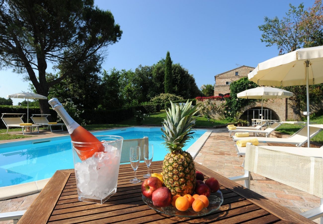 Villa Storica is a luxurious dreamvilla with private pool and vineyard in Le Marche, Italy