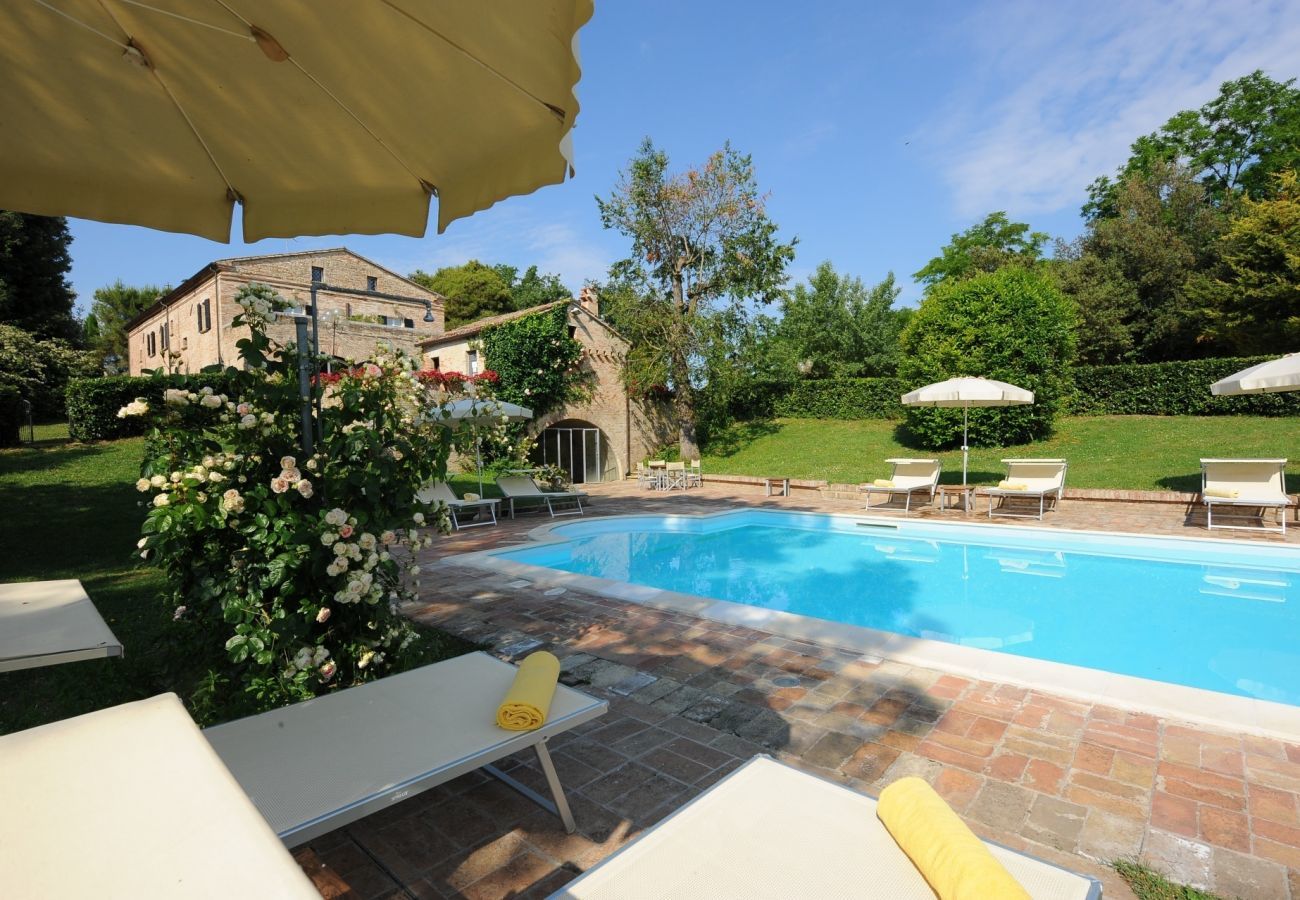 Villa Storica is a luxurious dreamvilla with private pool and vineyard in Le Marche, Italy