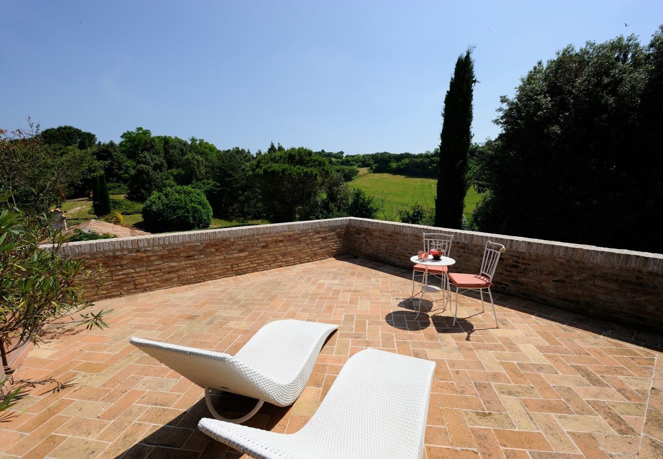Villa Storica is a luxurious dreamvilla with private pool and vineyard in Le Marche, Italy