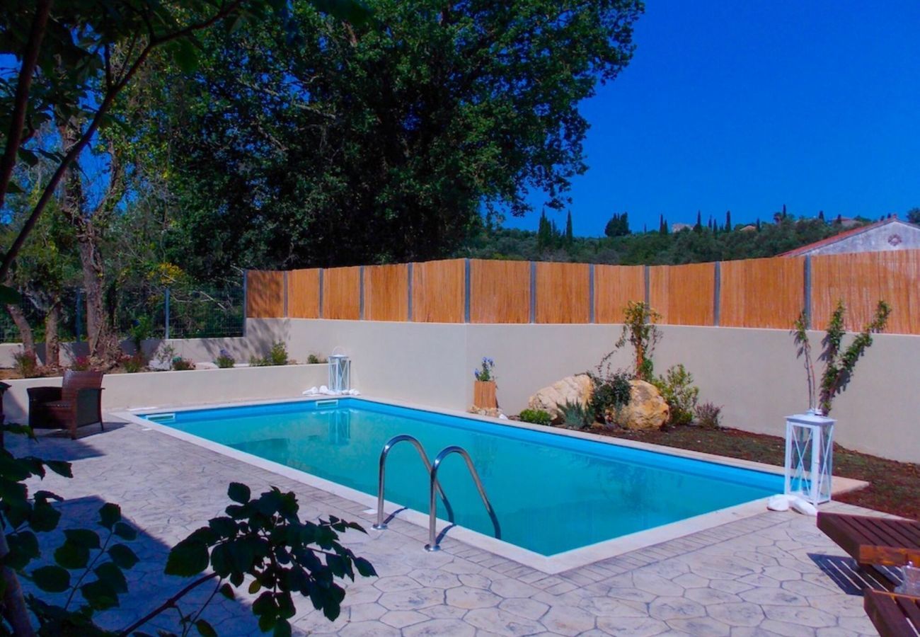 Villa Evia I| A semi-detached villa with private pool on Corfu, Greece