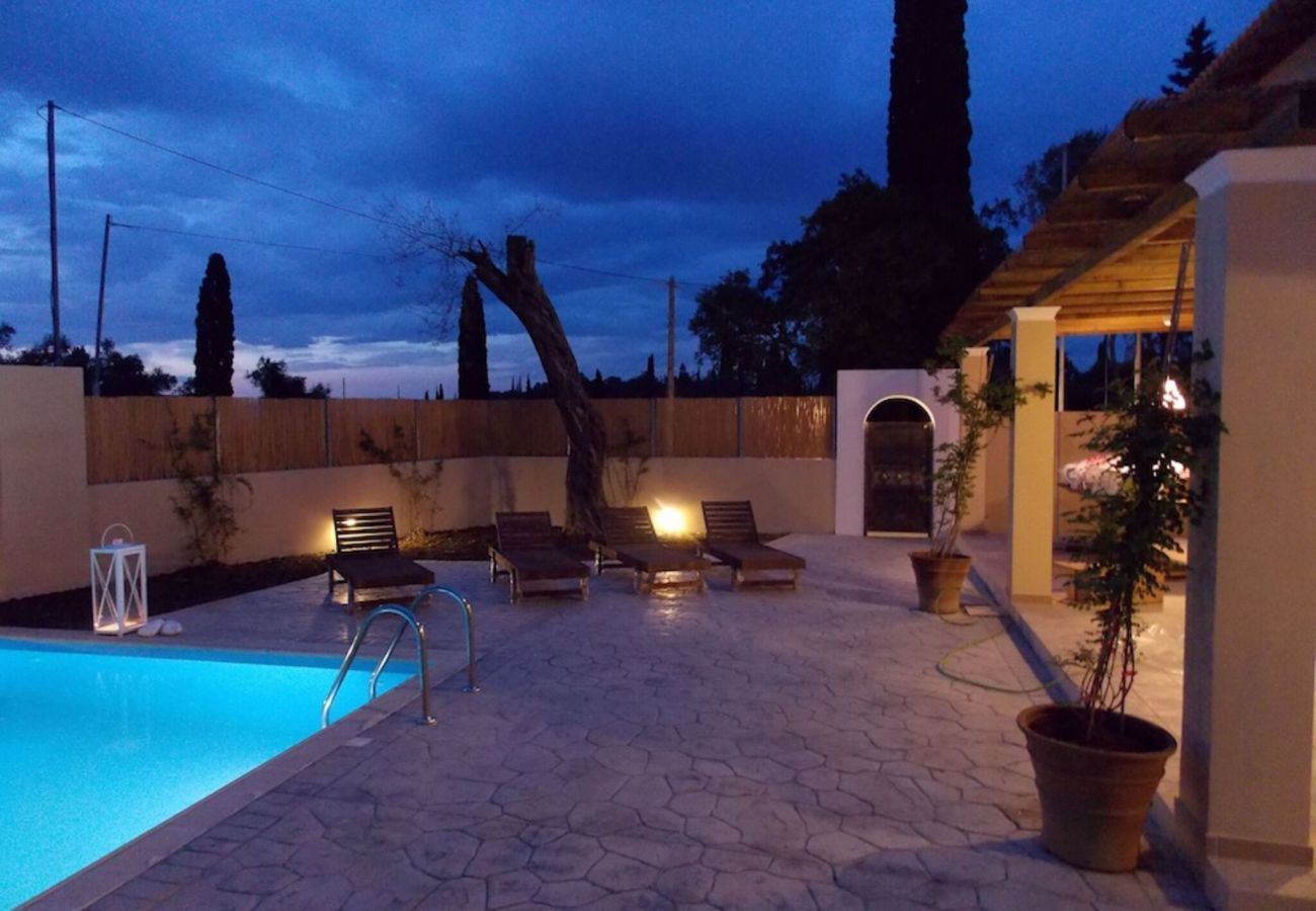 Villa Evia II | A semi-detached villa with private pool on Corfu, Greece