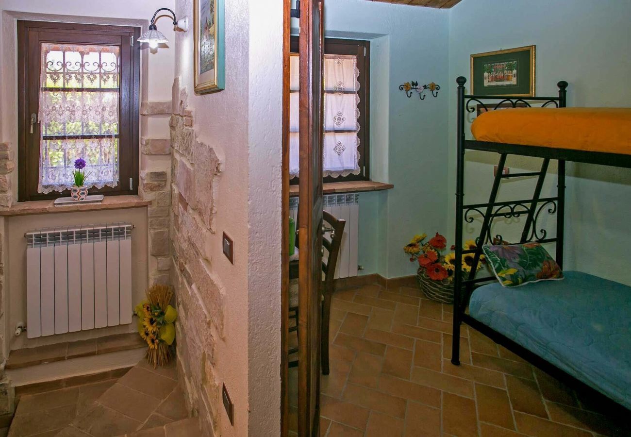 Villa Chiara is a detached villa with amazing views and private pool in Acqualagna, Le Marche