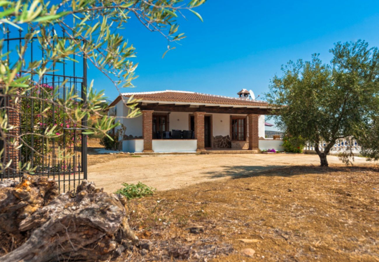 Beautiful villa with fenced private pool and panoramic views. Surrounded by olive trees. Childfriendly. 