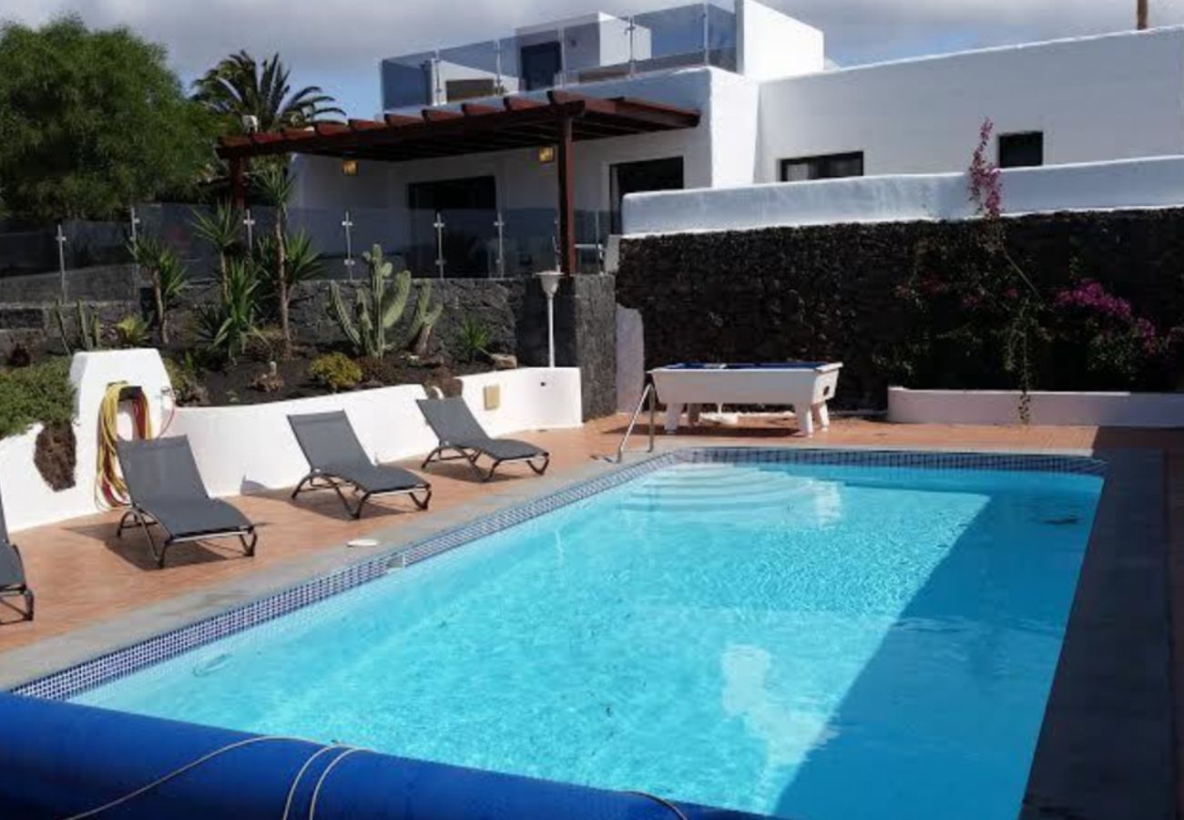 Villa Lexy is a holiday home with heated private pool and seaview in Los Mojones, Puerto del Carmen, Lanzarote