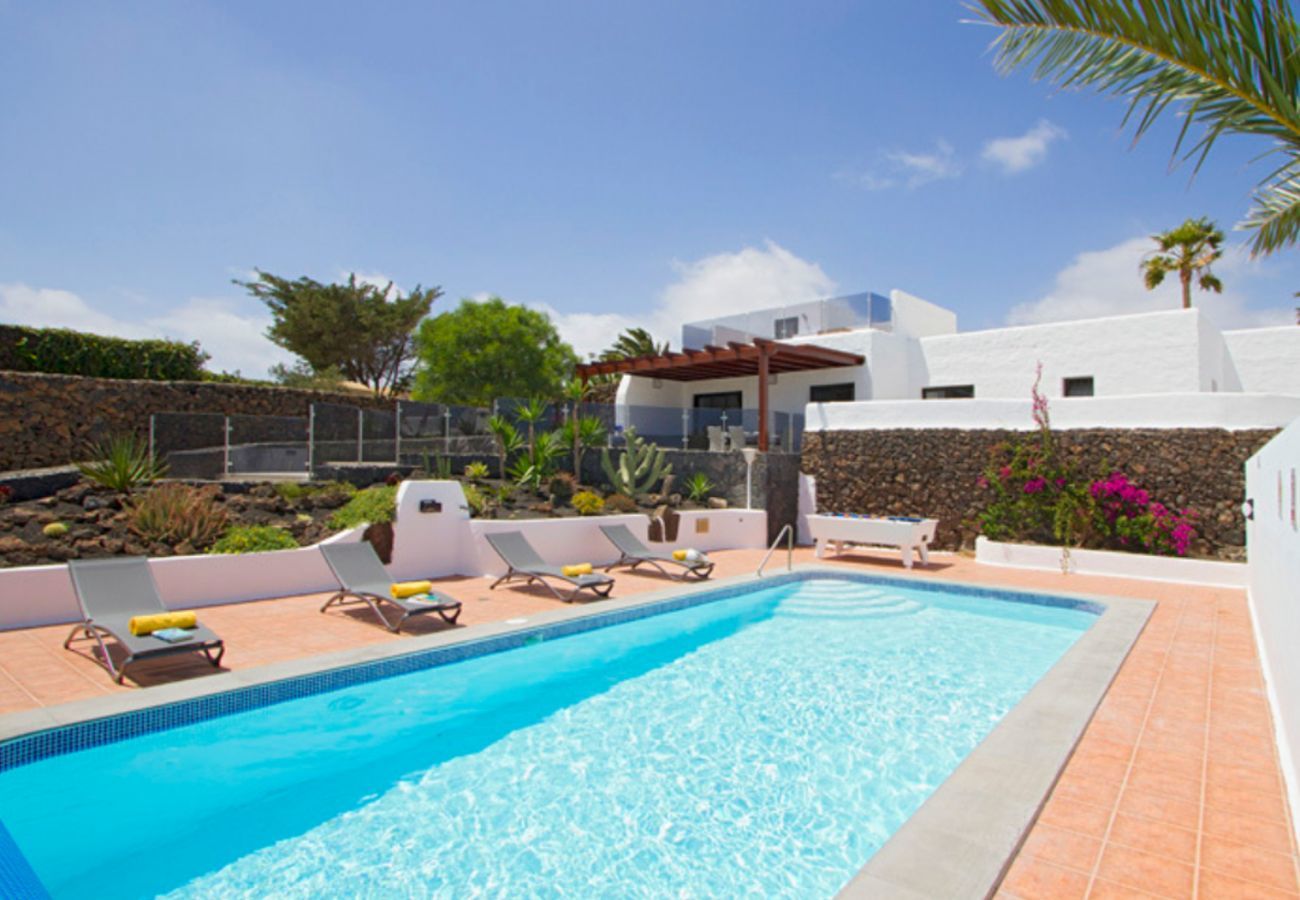 Villa Lexy is a holiday home with heated private pool and seaview in Los Mojones, Puerto del Carmen, Lanzarote