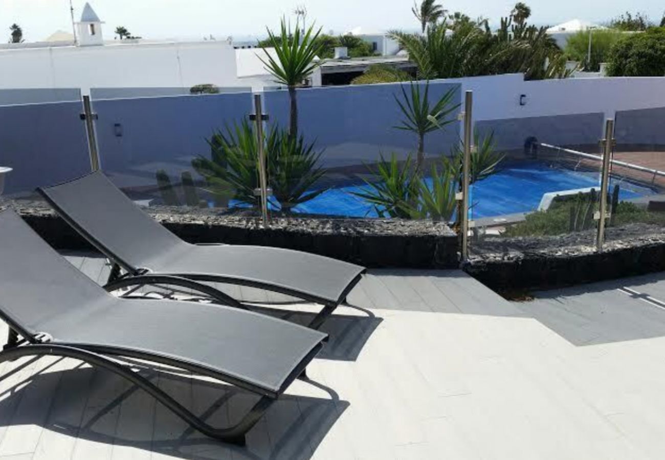 Villa Lexy is a holiday home with heated private pool and seaview in Los Mojones, Puerto del Carmen, Lanzarote