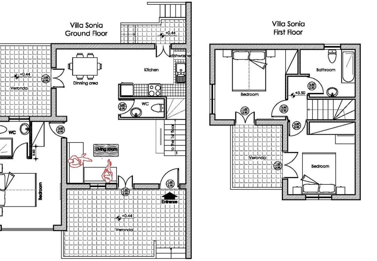 Villa Sonia is a comfortable holiday home with private pool. Near capital in Kariotes, Lefkada