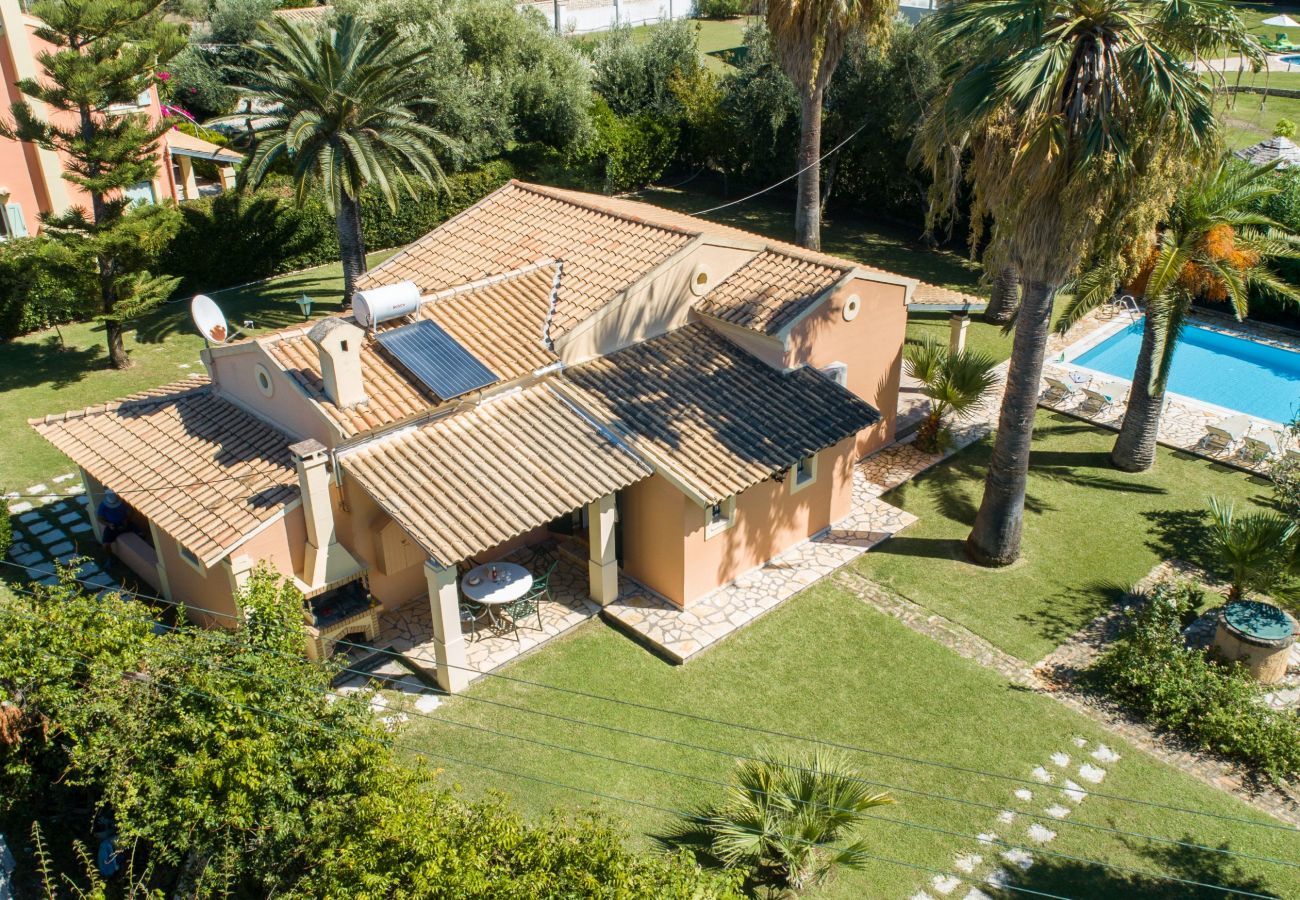 Villa Aretha is a detached villa with private pool walking distance from the beach in Acharavi, Corfu