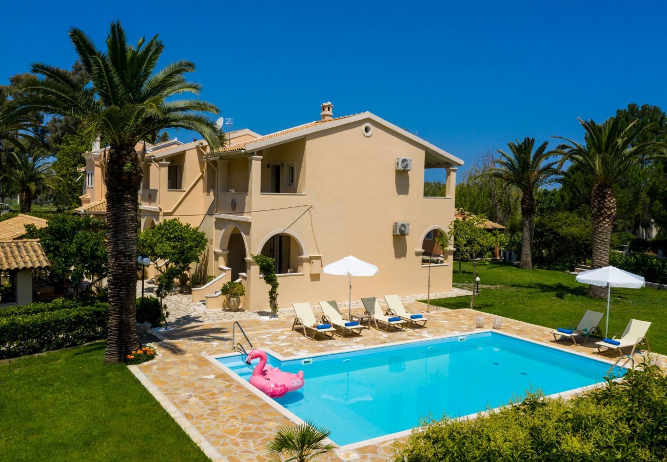 Villa Roda is a detached villa with private pool and walking distance from the beach in Roda, Corfu