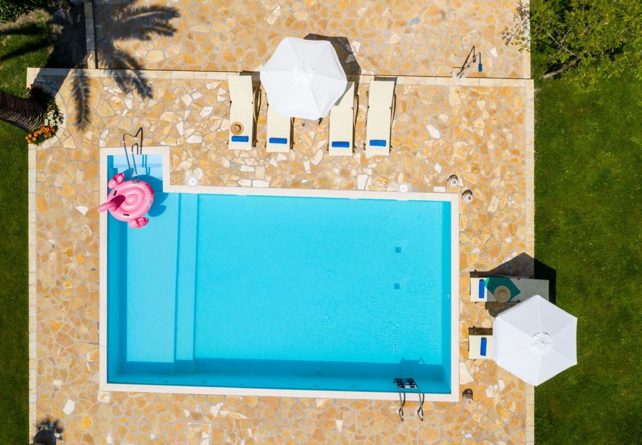 Villa Roda is a detached villa with private pool and walking distance from the beach in Roda, Corfu