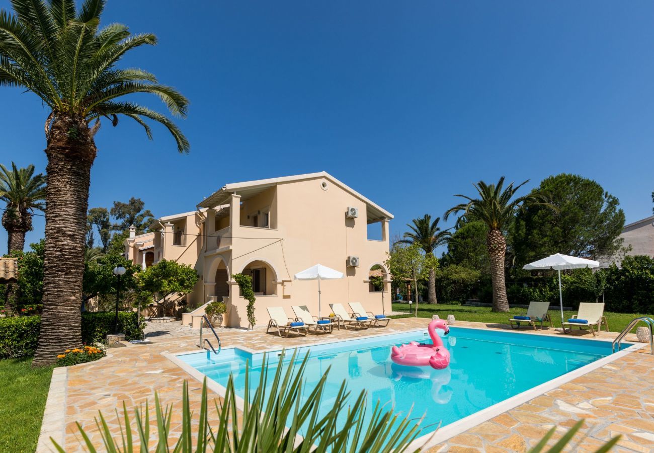 Villa Roda is a detached villa with private pool and walking distance from the beach in Roda, Corfu