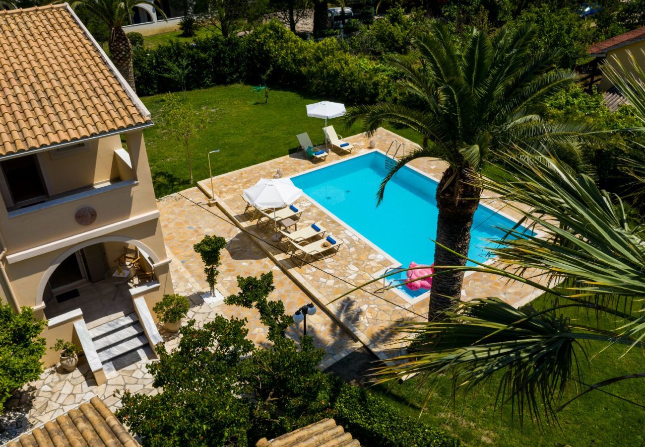 Villa Roda is a detached villa with private pool and walking distance from the beach in Roda, Corfu