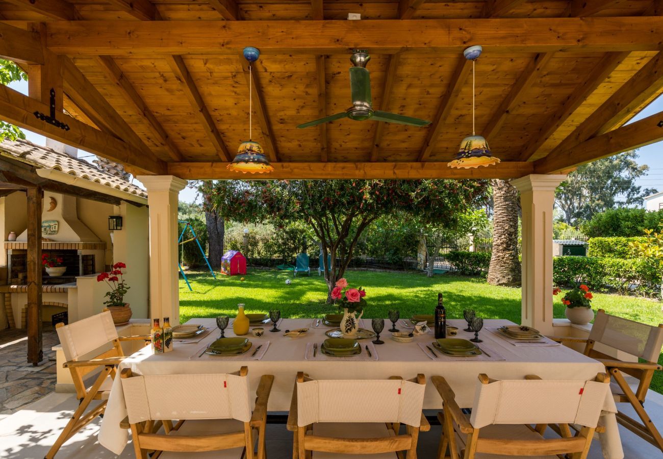 Villa Roda is a detached villa with private pool and walking distance from the beach in Roda, Corfu