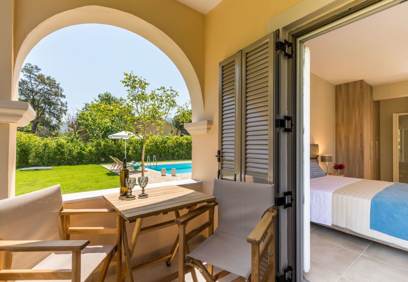 Villa Roda is a detached villa with private pool and walking distance from the beach in Roda, Corfu