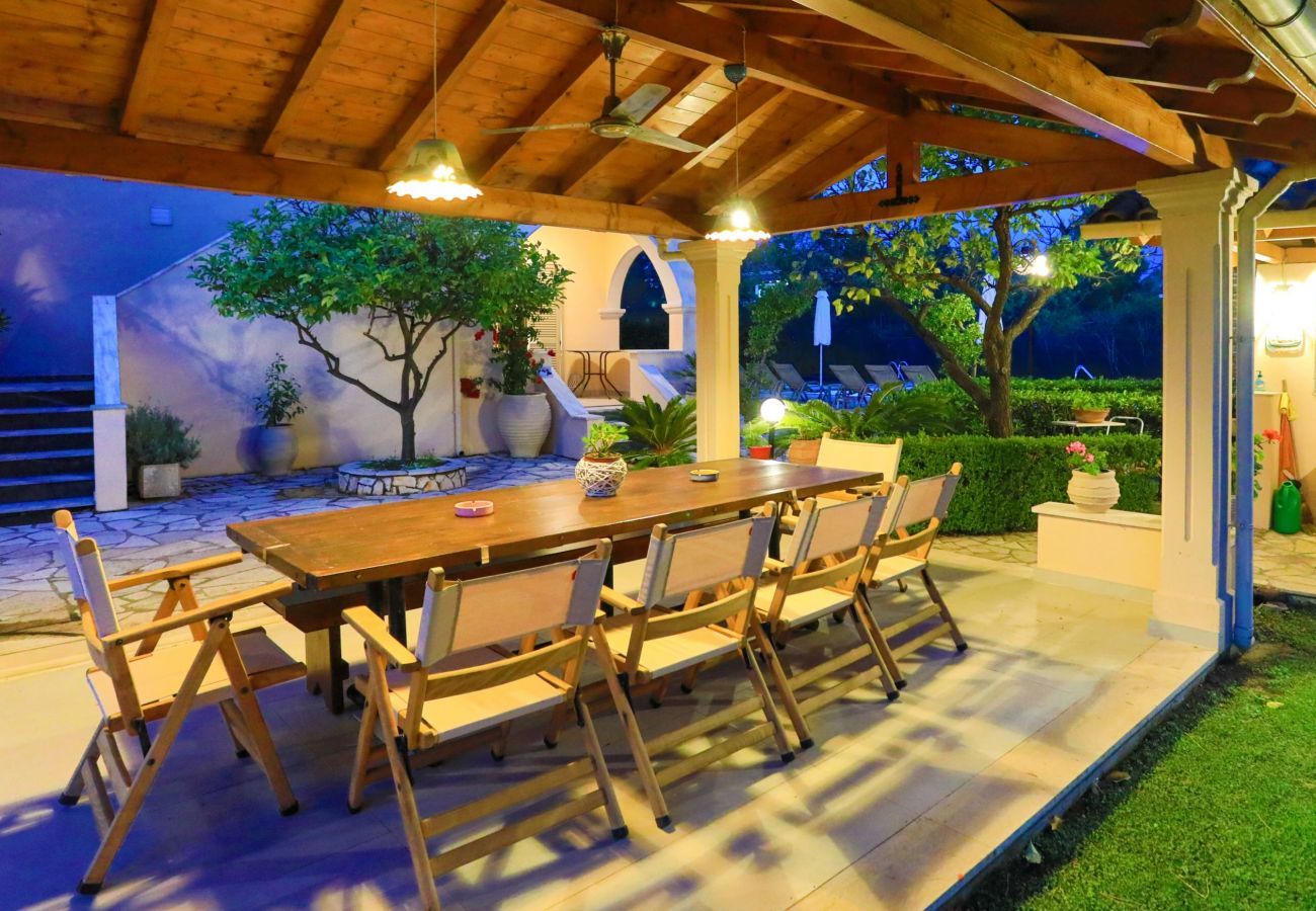 Villa Roda is a detached villa with private pool and walking distance from the beach in Roda, Corfu