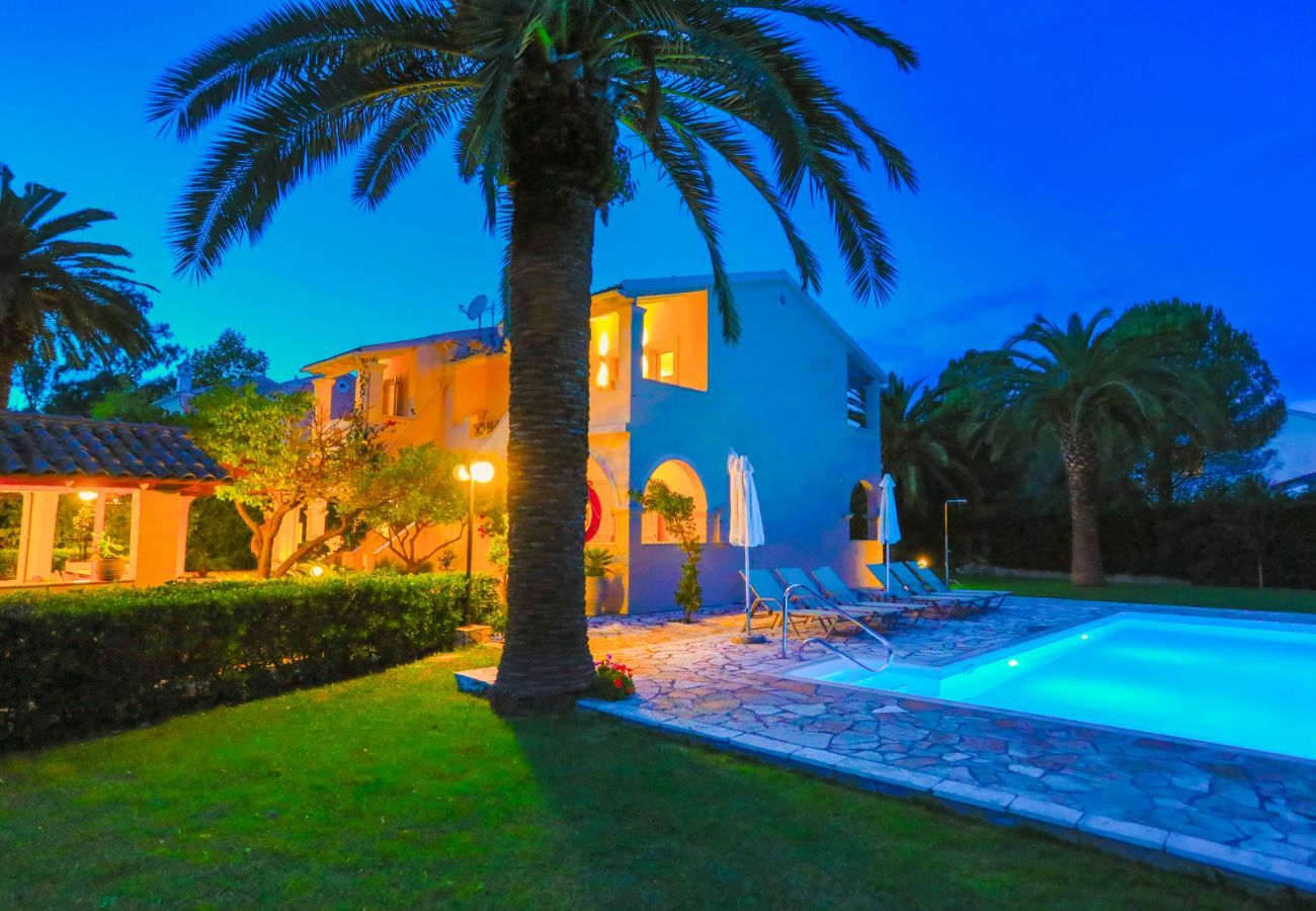Villa Roda is a detached villa with private pool and walking distance from the beach in Roda, Corfu