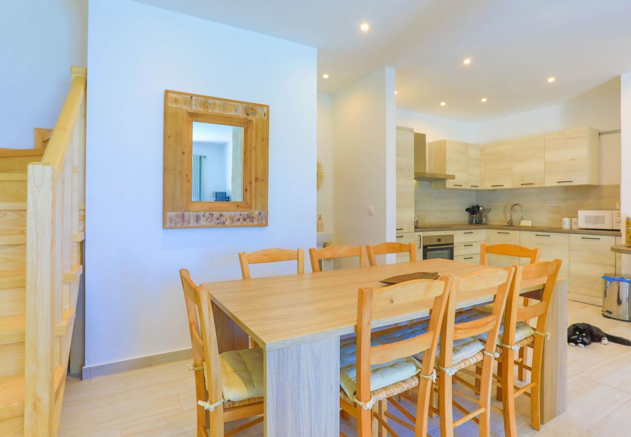 Villa Krouzeri is a detached villa with private pool and panoramic sea view in Agni Bay, Corfu