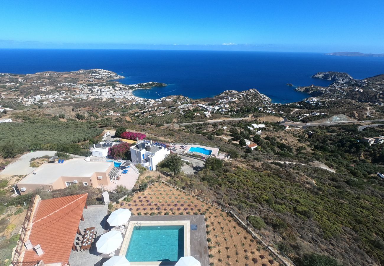 Villa Harmonia is a cozy detached villa with private pool and panoramic view over the sea in Lygaria, Crete