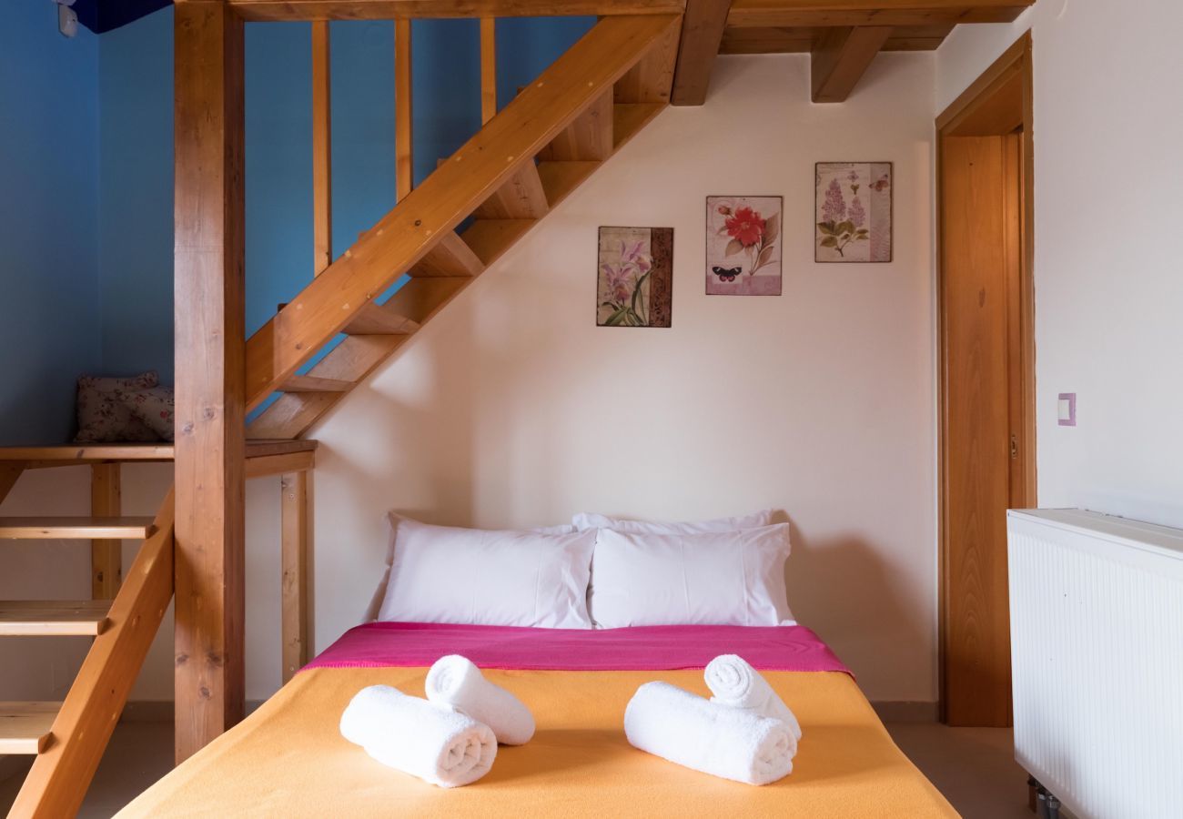 Villa Harmonia is a cozy detached villa with private pool and panoramic view over the sea in Lygaria, Crete