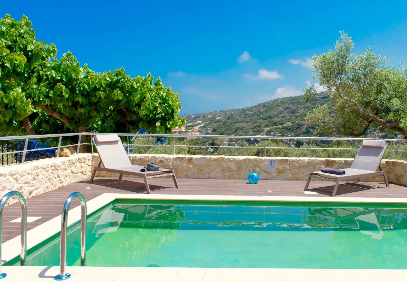 Villa Maia is a detached villa with private pool and walking distance from the beach in Gerani, Crete