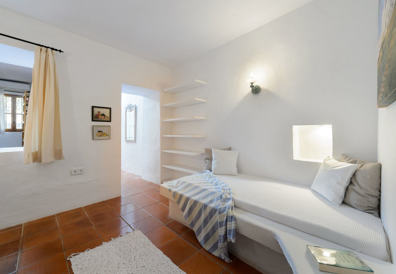 Casa Lila is a stylish holiday home with pool, garden and privacy walking distance of San Carlos, Ibiza