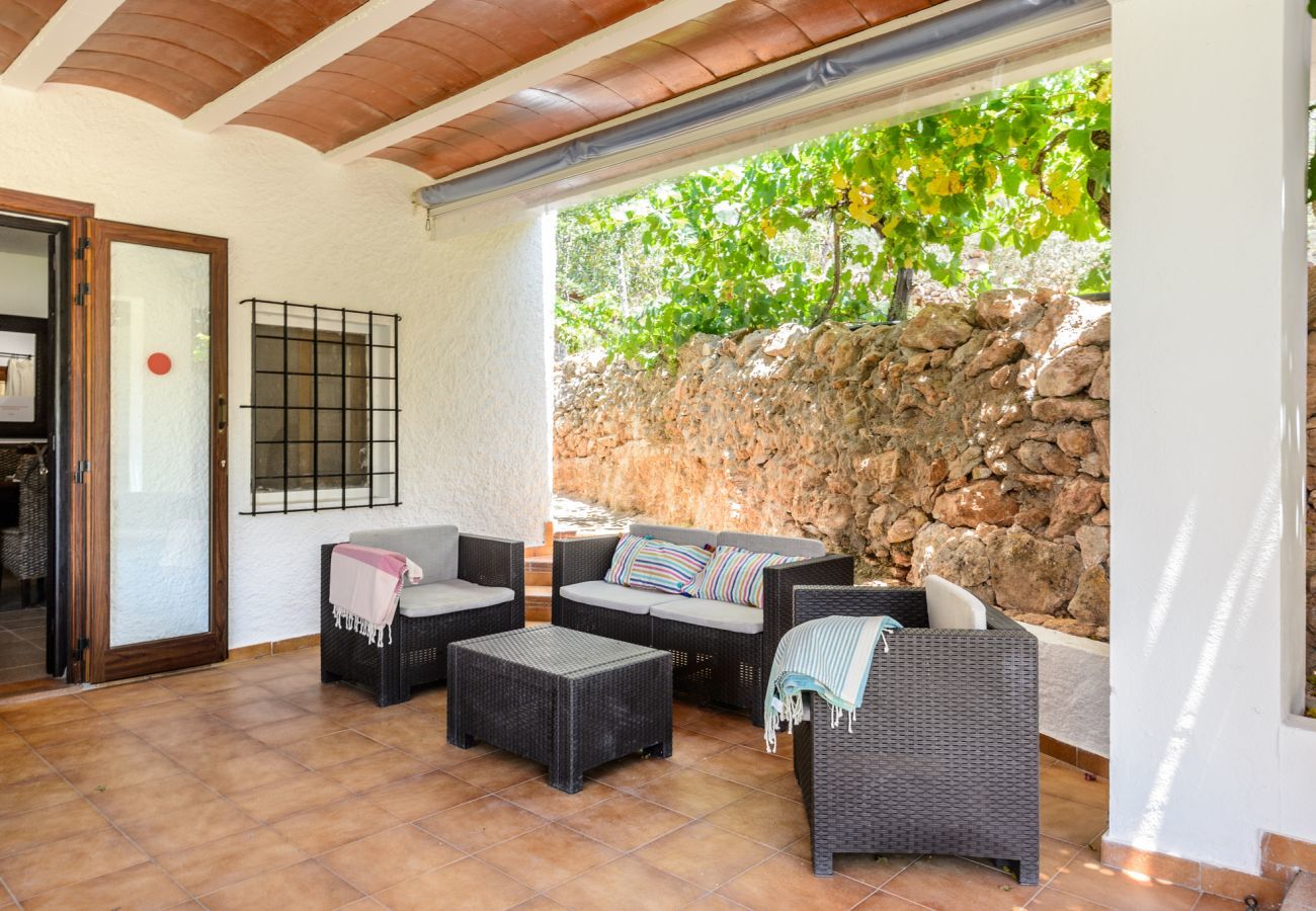Luxury Ibiza Villa Mariposa with private pool and beautiful garden. Near beach of Benirras in San Miguel 