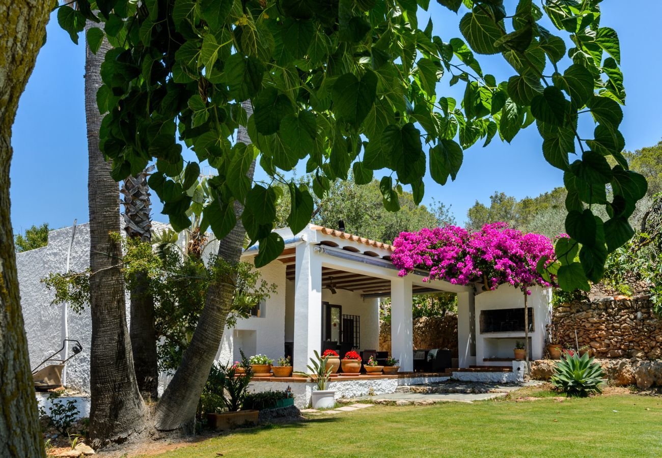 Luxury Ibiza Villa Mariposa with private pool and beautiful garden. Near beach of Benirras in San Miguel 