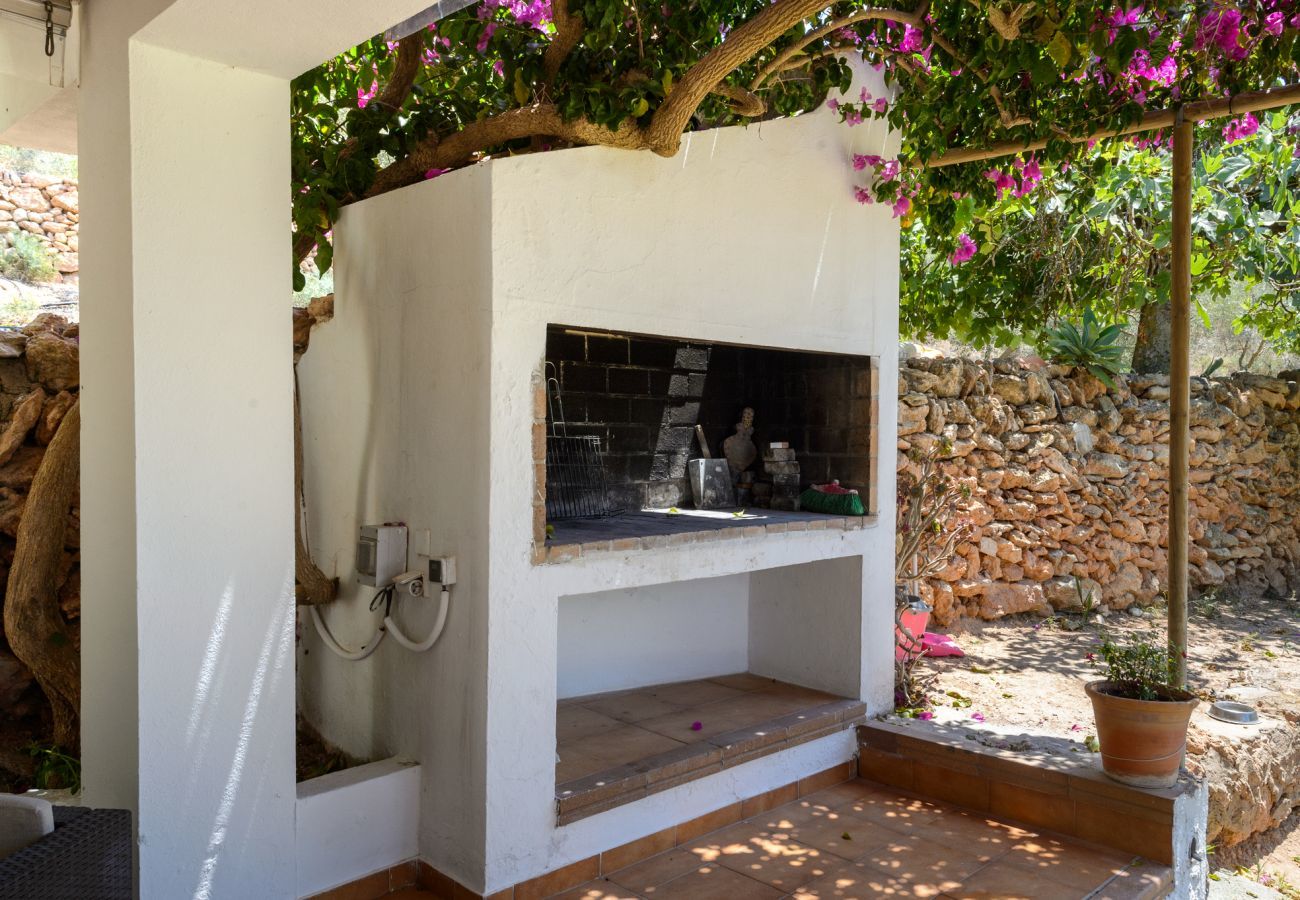 Luxury Ibiza Villa Mariposa with private pool and beautiful garden. Near beach of Benirras in San Miguel 