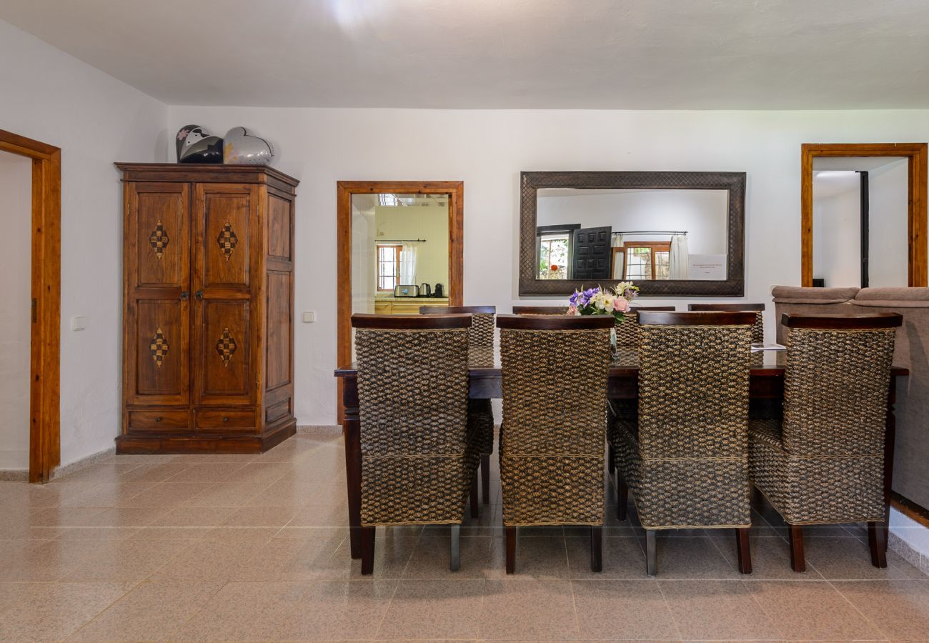 Luxury Ibiza Villa Mariposa with private pool and beautiful garden. Near beach of Benirras in San Miguel 