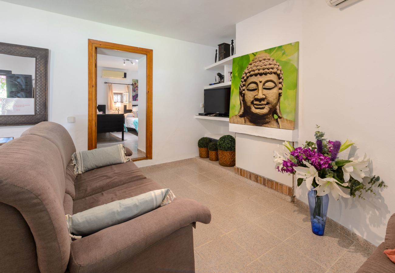 Luxury Ibiza Villa Mariposa with private pool and beautiful garden. Near beach of Benirras in San Miguel 