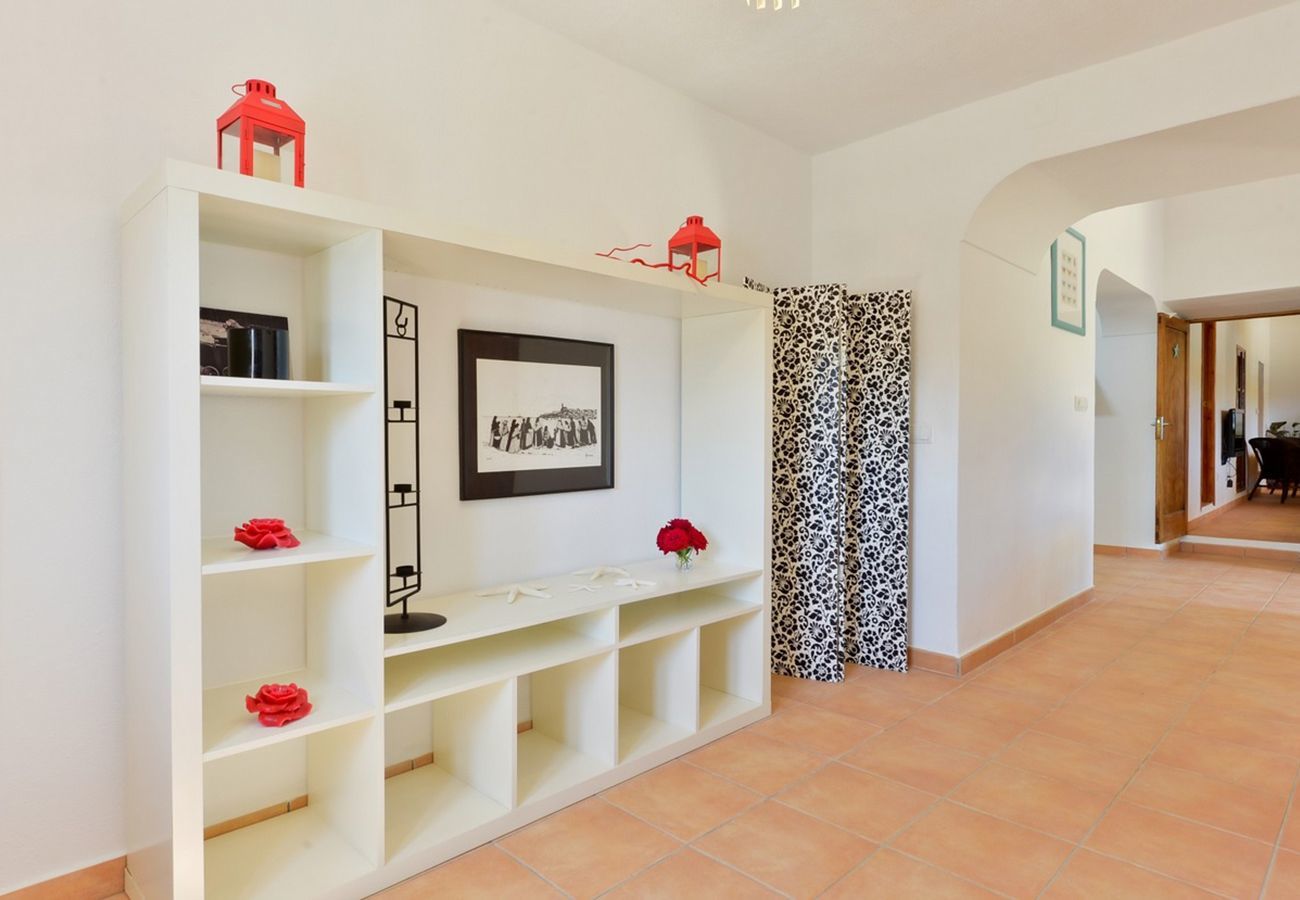 Villa Belicia has a spacious private pool and lots of privacy. With comfortable garden. In Santa Eulalia, Ibiza